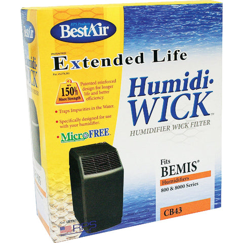 BestAir Extended Life Humidi-Wick CB43 Humidifier Wick Filter; Mfg #CB43
