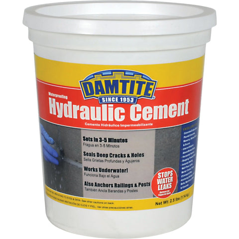 Damtite Waterproofing Hydraulic Cement; Mfg #7031