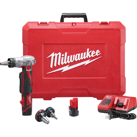 Milwaukee M12 Lithium-Ion Cordless PEX Expansion Tool Kit; Mfg #2432-22