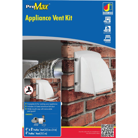 Dundas Jafine ProMax Dryer Vent Kit; Mfg #TD48PMKZW6