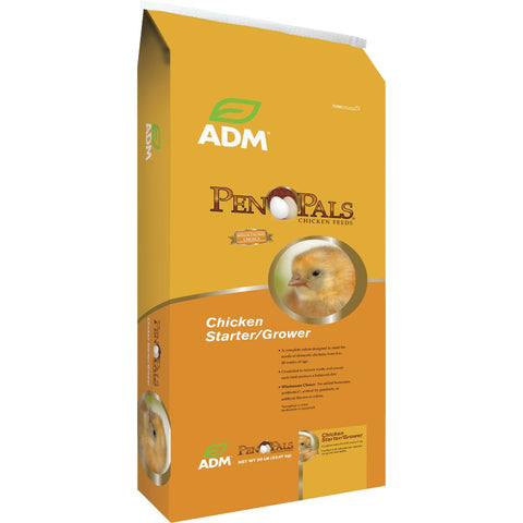 ADM Pen Pals Chicken Starter/Grower Chicken Feed; Mfg #70009AAA46