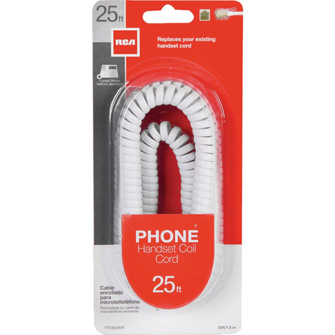 RCA Telephone Handset Coil Cord; Mfg #TP282WR
