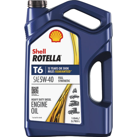 Rotella Shell 5W40 Engine Motor Oil; Mfg #550045347
