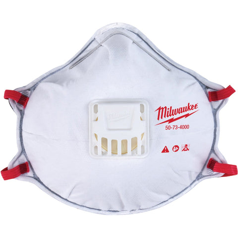Milwaukee Disposable Respirator with Gasket; Mfg #48-73-4004
