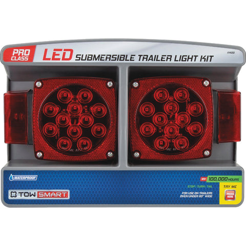 TowSmart LED Submersible Low Profile Rear Trailer Light Kit; Mfg #1400