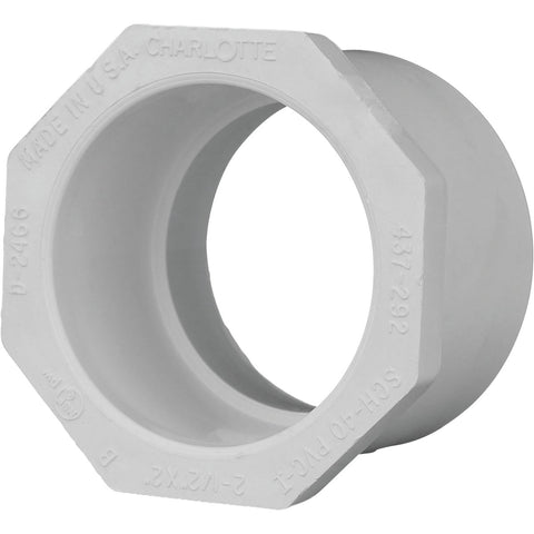 Charlotte Pipe SPGxS Reducing PVC Bushing; Mfg #PVC 02107  2600HA