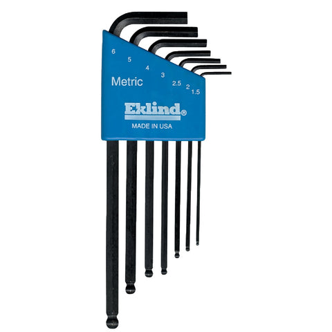 Eklind 7-Piece Metric Ball-End Hex Key Set; Mfg #13607