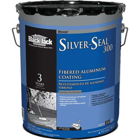 Black Jack Silver-Seal Fibered Aluminum Reflective Roof Coating; Mfg #5175-A 30