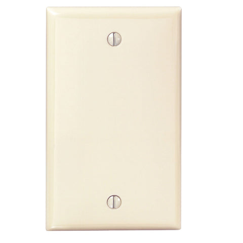 Leviton Nylon Blank Wall Plate; Mfg #001-80714-00I