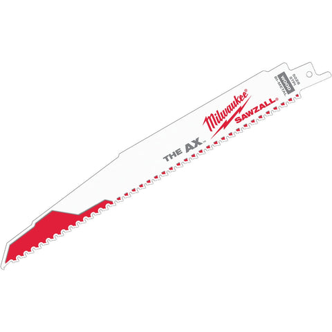 Milwaukee Sawzall THE AX Demolition Reciprocating Saw Blade; Mfg #48-00-5026