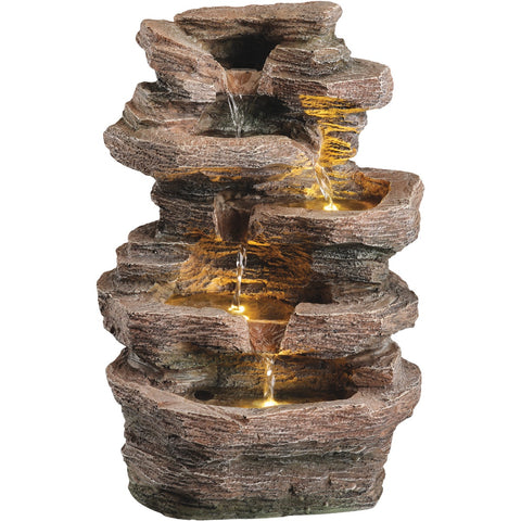 Lumineo Rock Waterfall Fountain; Mfg #9788062
