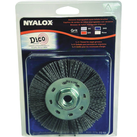 Dico Nyalox 4-1/2 In. Angle Grinder Wheel Brush; Mfg #7200075