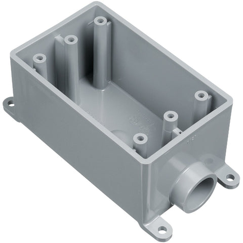 Carlon Rigid Non-Metallic Dead-End Termination Wall Box; Mfg #E980EFNCTN