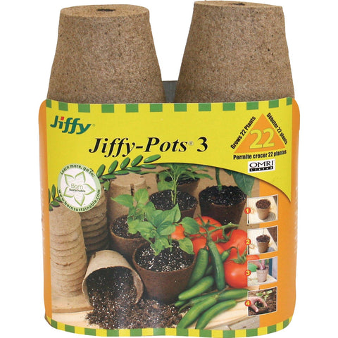 JIFFY Round Grow Pot; Mfg #JP322