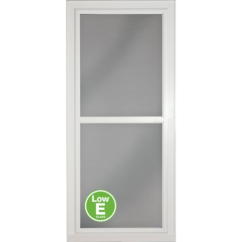 Larson Easy Vent Low-E Full View Aluminum Storm Door; Mfg #14604032E