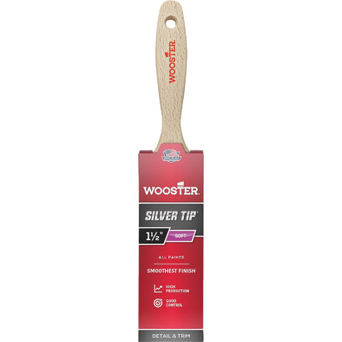 Wooster Silver Tip Polyester Paint Brush; Mfg #5222-1 1/2