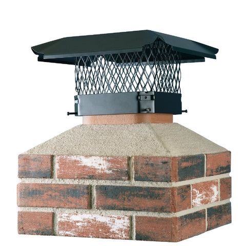 Shelter Black Galvanized Chimney Cap; Mfg #SC1318