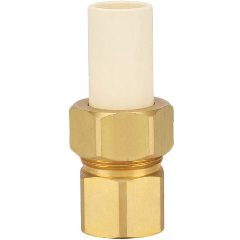 Homewerks Transition CPVC Union (CPVC Slip x Brass F.I.P.); Mfg #545-34-34-B