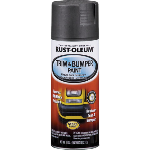 Rust-Oleum Stops Rust Automotive Trim & Bumper Spray Paint; Mfg #251574