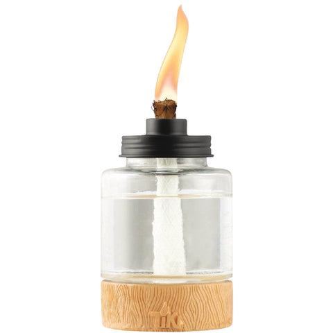Tiki Modern Glass Table Torch; Mfg #1121083