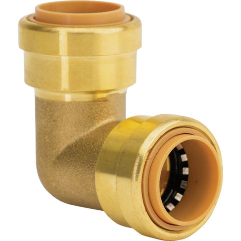 QuickFitting Push Brass 90 Deg Elbow; Mfg #LF823R