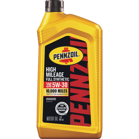 Pennzoil Full Synthetic High Mileage Motor Oil; Mfg #550069993