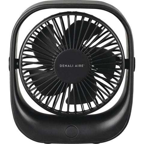 Denali Aire USB Rechargeable Table Fan; Mfg #1DAFD5R