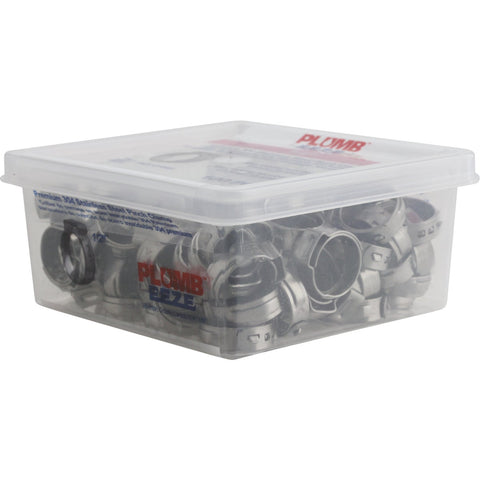 Plumbeeze Stainless Steel PEX Clinch Clamps; Mfg #PE-PS-PC05-100