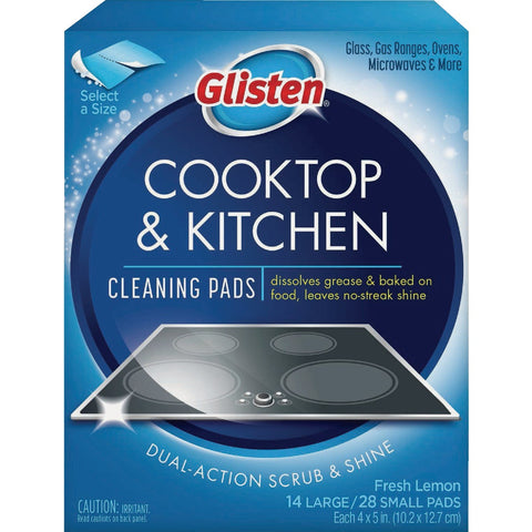 Glisten Cooktop & Kitchen Surface Cleaning Wipes; Mfg #GC0614T