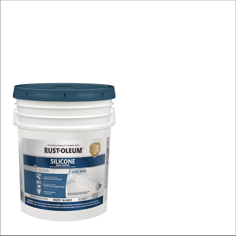 Rust-Oleum 985 Silicone Roof Coating, White; Mfg #363840
