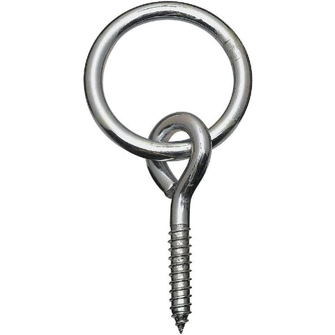 National Zinc Hitch Ring With Screw Eye; Mfg #N220-640