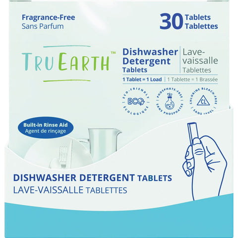 Tru Earth Tablet Dishwasher Detergent; Mfg #TE-NA-KI-DWTAB030-SU001