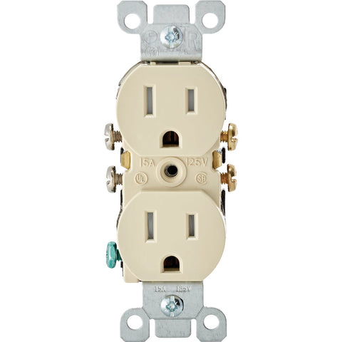 Leviton Tamper Resistant Duplex Outlet; Mfg #M21-T5320-IMP