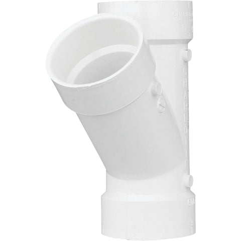 Charlotte Pipe Schedule 40 Wye; Mfg #PVC 00600  1200HA