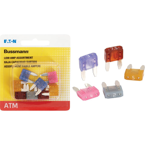 Bussmann ATM Low Amp Fuse Assortment; Mfg #BP/ATM-AL8-RP