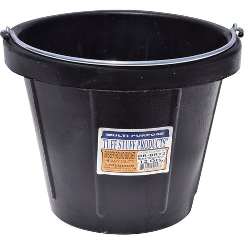 Tuff Stuff Rubber Round Bucket; Mfg #RB-BR12
