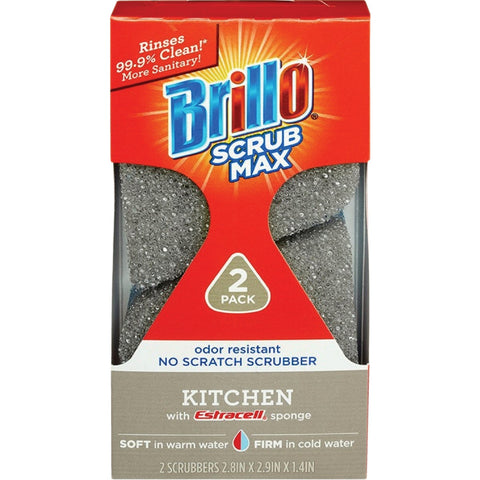 Brillo Scrub Max Kitchen Scrub Sponge; Mfg #24824