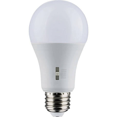 Satco Color Quick 5CCT LED A19 Light Bulb; Mfg #S11792