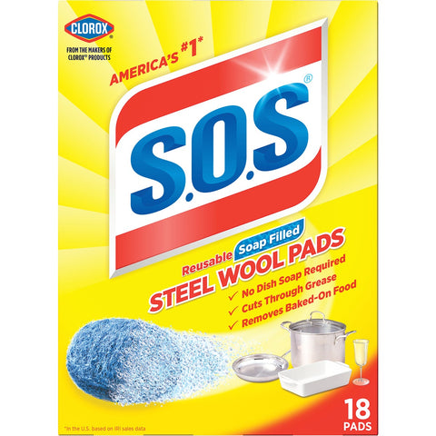 S.O.S. Soap Scouring Pad; Mfg #98018