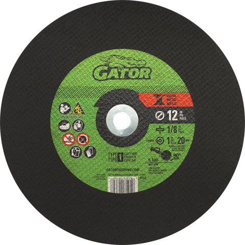 Gator Metal Cut-Off Wheel; Mfg #9764