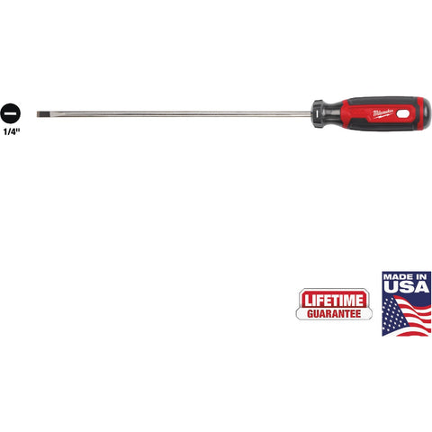 Milwaukee Cabinet Tip Slotted Screwdriver (USA); Mfg #MT214
