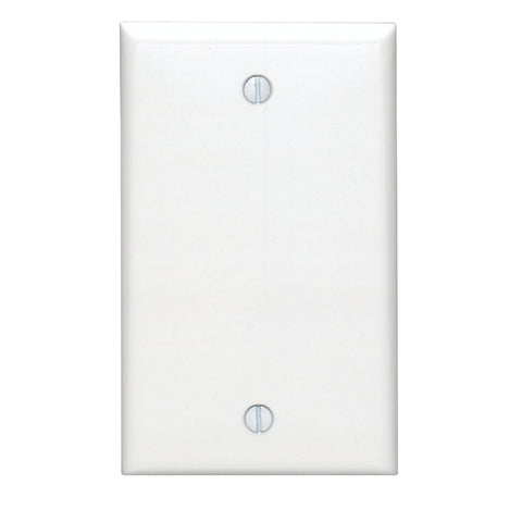 Leviton Nylon Blank Wall Plate; Mfg #002-80714-00W