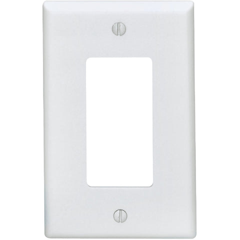 Leviton Mid-Way Decorator Wall Plate; Mfg #021-80601-W