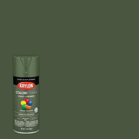 Krylon ColorMaxx Spray Paint + Primer; Mfg #K05566007