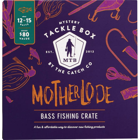 Mystery Tackle Box Bass Motherlode Fishing Lure Kit; Mfg #15-10-RTL-10024BM