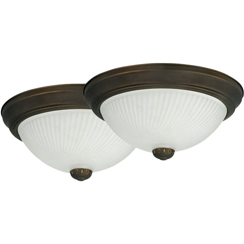 Canarm 11 In. Flush Mount Ceiling Light Fixture 2-Pack; Mfg #IFM21113T