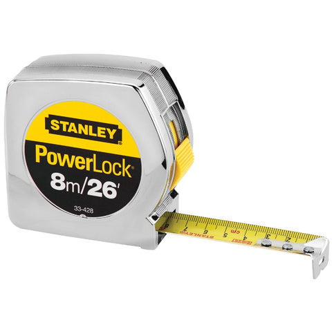 Stanley PowerLock Metric/SAE Tape Measure; Mfg #33-428THL