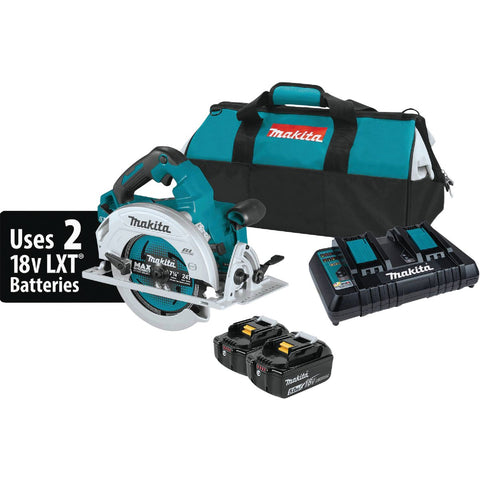 Makita 18V X2 LXT Brushless Cordless Circular Saw Kit; Mfg #XSH06PT