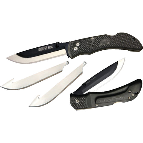 Outdoor Edge Onyx EDC Replaceable Blade Folding Knife; Mfg #OX-10C