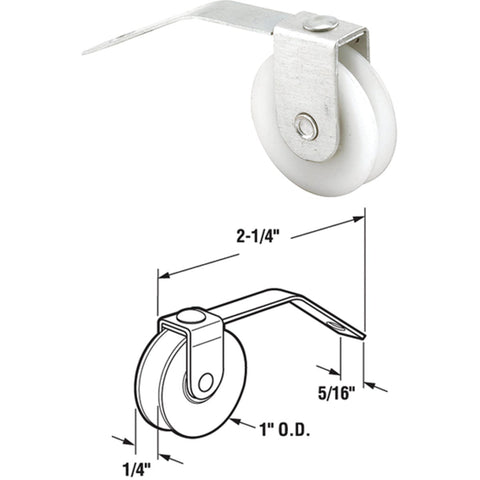 Prime-Line Center Groove Spring Tension Screen Door Roller Assembly; Mfg #B 609